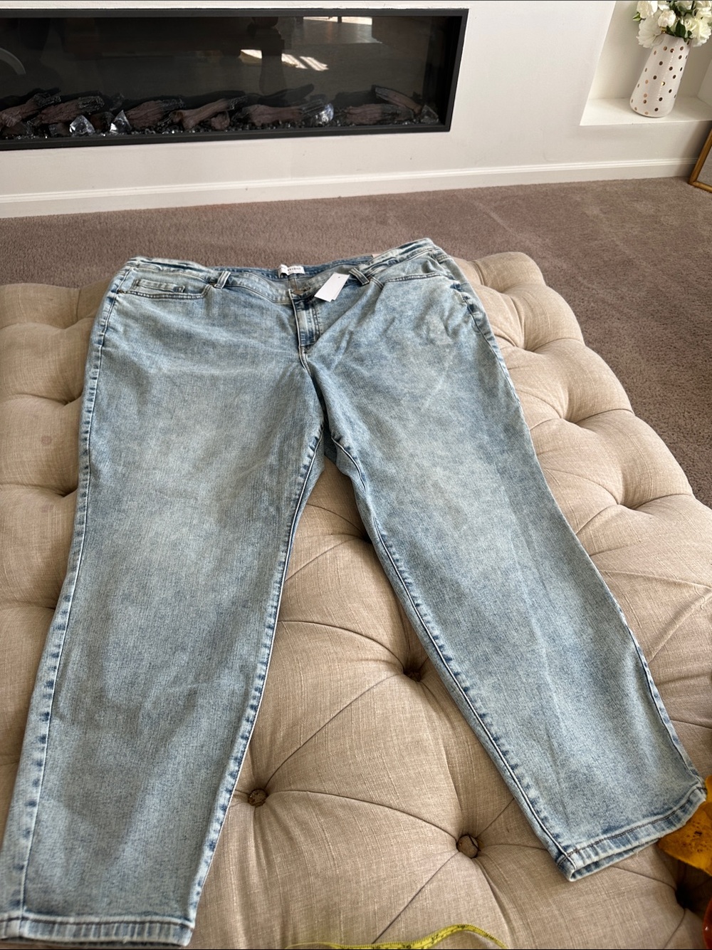 Lane Bryant Light Blue Skinny Jeans